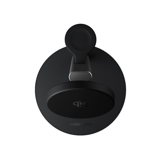 Mobile Origin Încărcător Wireless Qi2 GaN și Cablu USB-C 25W Negru (MO-PWSTQ22-BLK)