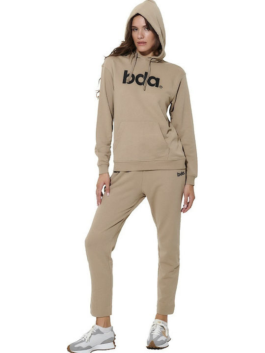 Women's Hooded Sweatshirt Khaki