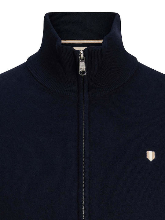 Herren Strickjacke Marineblau