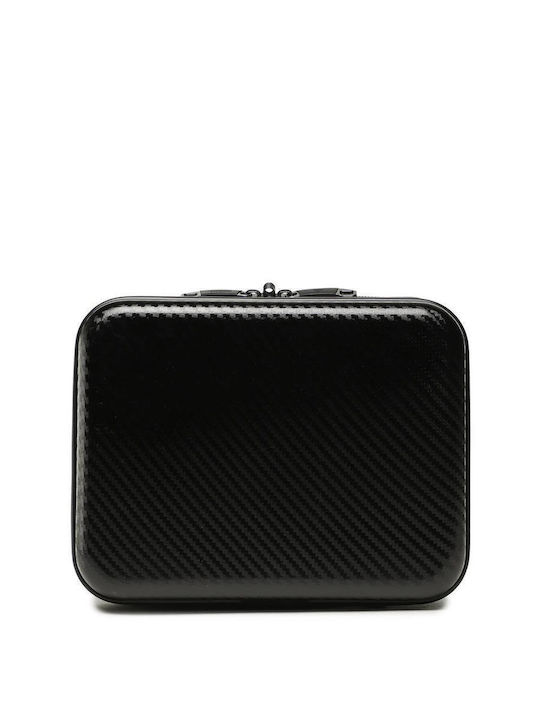 Твърд козметичен несесер Guess Lustre Cosmetic Case Black