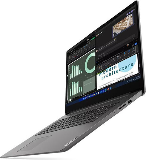 Lenovo V17 G4 IRU 17,3" IPS FHD (i5-13420H/24 GB/512 GB SSD/Windows 11 Pro) Eisengrau (International-englische Tastatur)