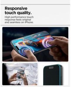 Spigen Glas.tr Align Master 0.3 mm Tempered Glass 3 bucăți (iPhone 18 Pro Max)