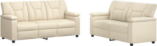 Wohnzimmermöbel-Set 2-Sitzer & Sessel