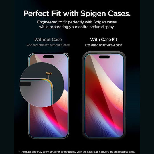 Spigen Glas.tr Ez Fit Pro Tempered Glass 2τμχ (iPhone 18 Pro)