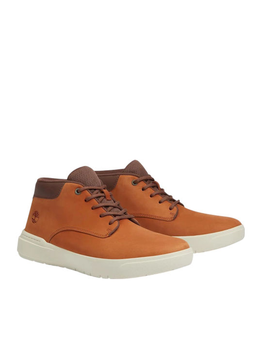Seneca Bay Mid Lace Up Ανδρικά Μποτάκια Καφέ