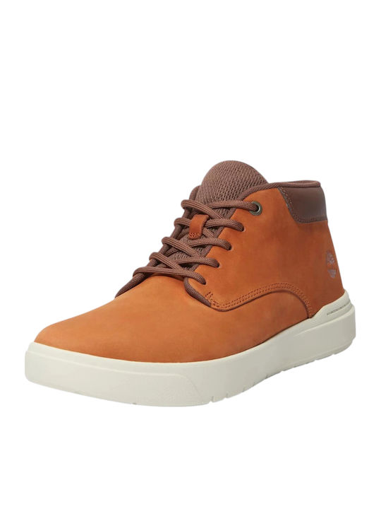 Seneca Bay Mid Lace Up Ανδρικά Μποτάκια Καφέ