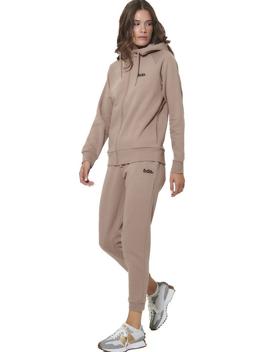 Fleece Sweatpants Mocha Meringue