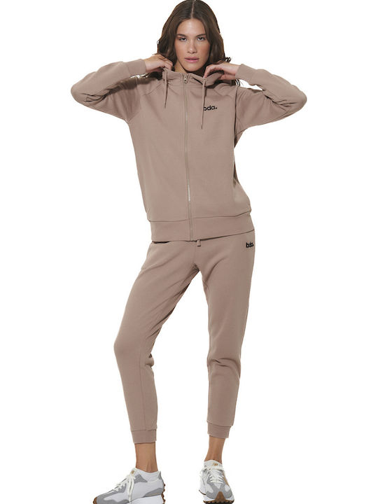Fleece Sweatpants Mocha Meringue