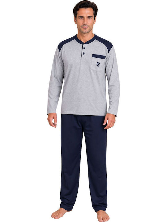Rimoli Winter Men's Pyjamas Grey