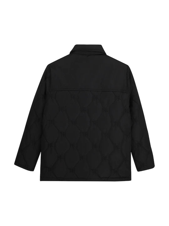 Karl Lagerfeld Kids Short Coat Black