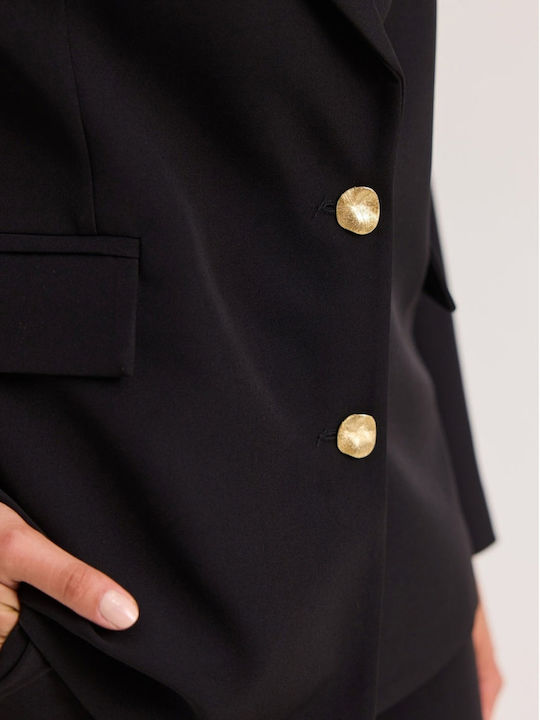Enzzo Damenblazer Schwarz