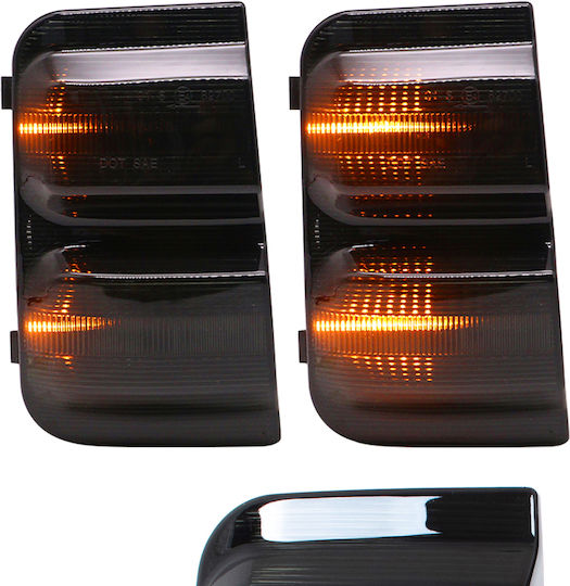 Fiat Ducato 2006 Led Side Indicator Smoked Dynamic 2 Pcs Set