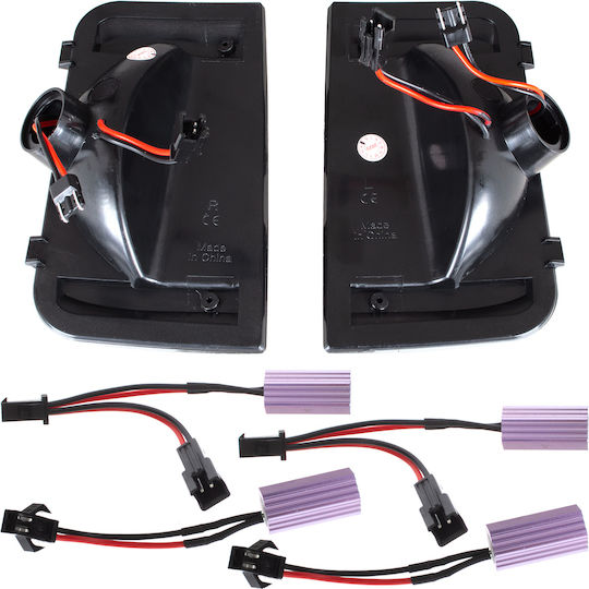 Fiat Ducato 2006 Led Side Indicator Smoked Dynamic 2 Pcs Set
