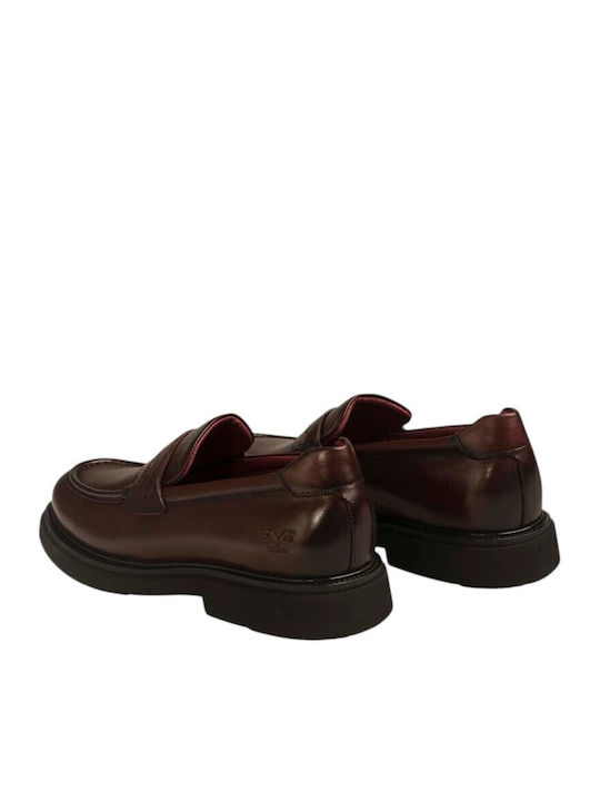 Ανδρικά Loafers σε Μπορντό Χρώμα