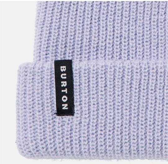 All Day Long Beanie Men's Knitted Beanie in Purple