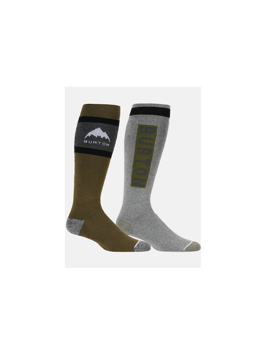 Burton Weekend Șosete de Schi și Snowboard pentru Bărbați Verzi 2 Perechi
