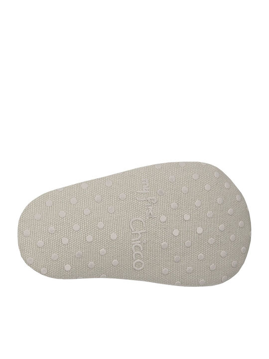 Chicco Beigefarbene Ballerina-Puschen für Babys