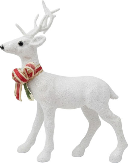 Weihnachtsfigur Weißer Rentier