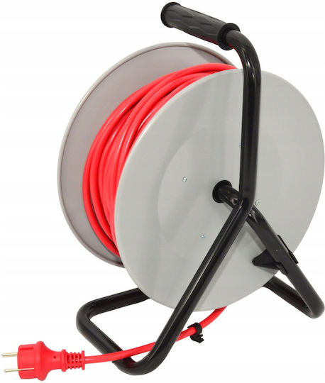 AWTools Extension Cord Reel with 30m Cable Waterproof
