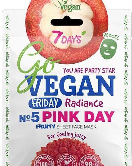 7DAYS Go Vegan Sheet Mask 25гр