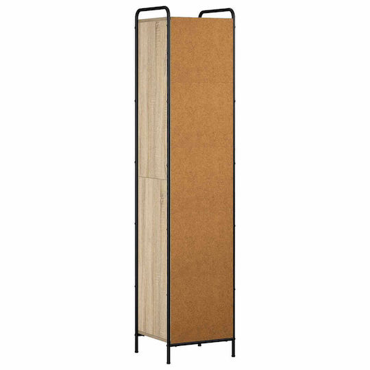 vidaXL Ντουλάπι Στήλη Μπάνιου Τοίχου Μ46xΒ36xΥ181cm Sonoma