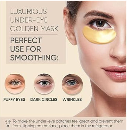 Princess Gold Eye Patch Εντατική Ενυδάτωση Ματιών 1 Ζεύγος