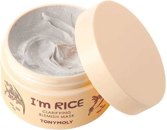 Tonymoly I'm Rice Clarifying Blemish Mask Маска за Лице с Очистване на Глина 100 мл
