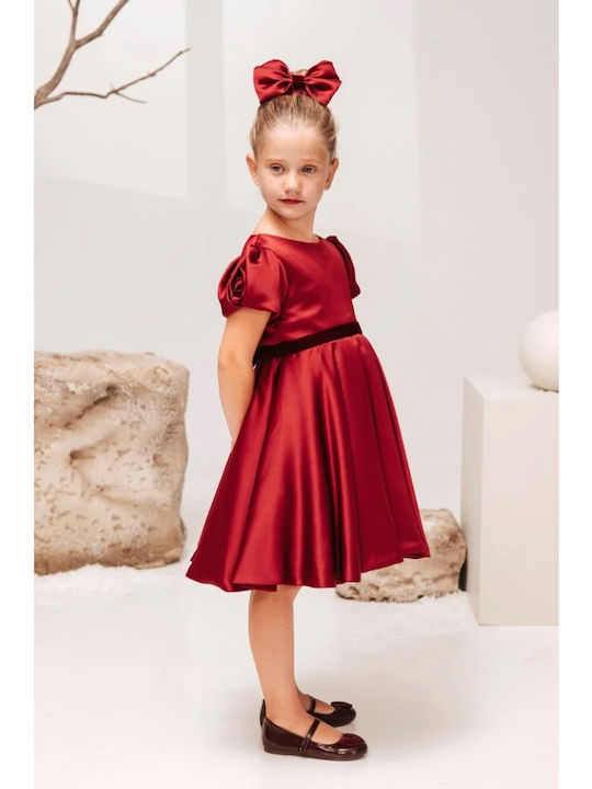 Baby Bloom Rochie Roșie de Botez