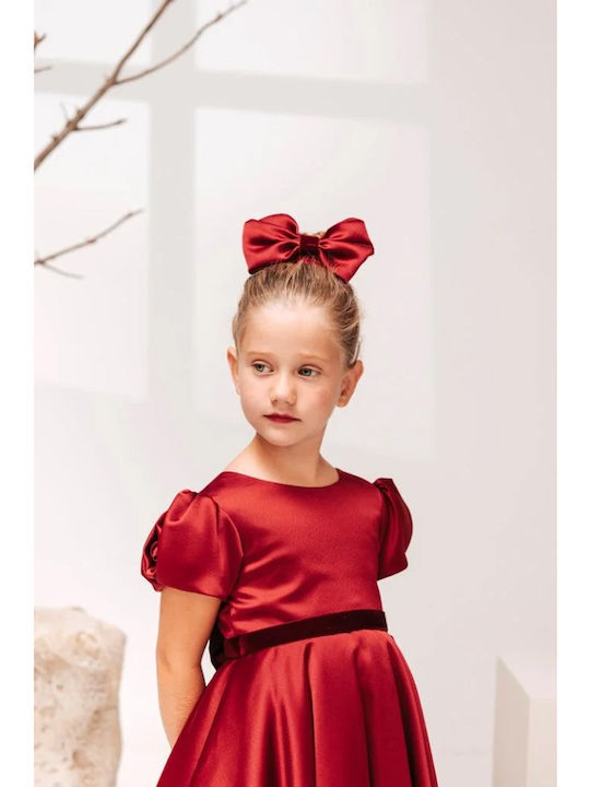 Baby Bloom Κόκκινο Φόρεμα Βάπτισης