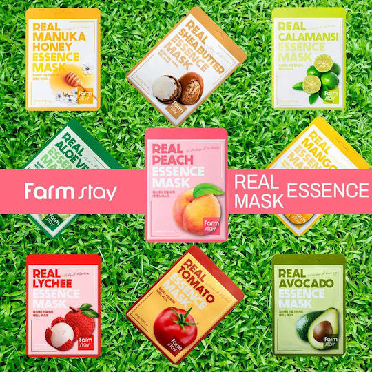 Real Peach Essence Μάσκα Προσώπου 23ml