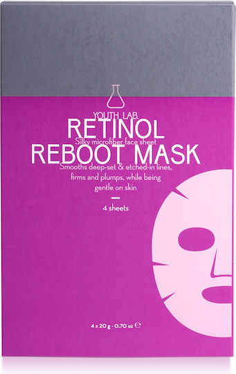 Youth Lab. Retinol Reboot Stoffmaske 4 Stück