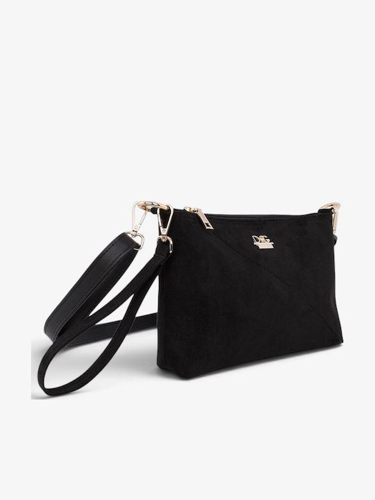 Γυναικείο Clutch Suede Μαύρο