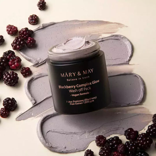Mary And May Brombeer-Komplex Glow Wash Off Pack 125g