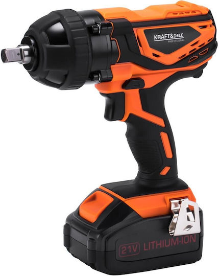 Kraft & Dele KD5465 Brushless Μπουλονόκλειδο Μπαταρίας 21V με Υποδοχή 1/2" & Hex