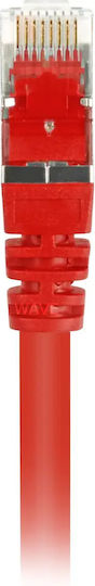 Sharkoon S/FTP Cat.6 Gigabit Network Cable Ethernet 5m Red