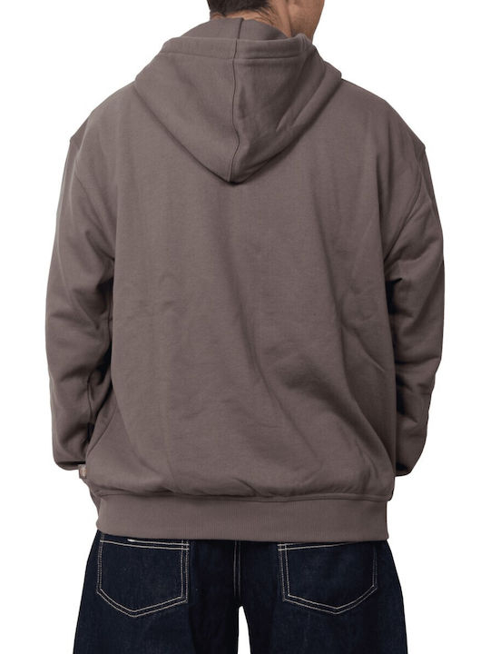 Aitkin Dark Gray Hooded Cardigan