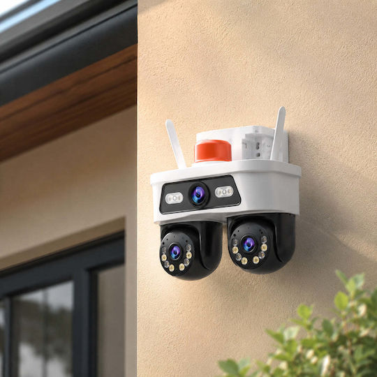 FOX385938 Cameră de Supraveghere IP Duală Wi-Fi Impermeabilă