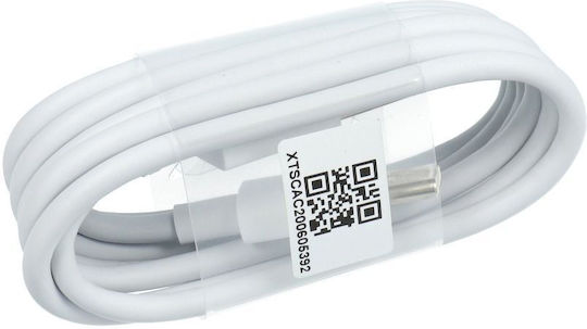 Partner Tele Плетен кабел USB-C мъжки - USB-A Сив 1m