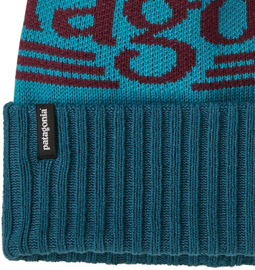 Powder Town Pom Pom Beanie Unisex Knitted Beanie Petrol