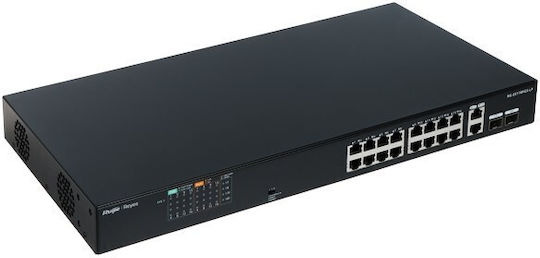 Ruijie Unmanaged L2 Switch with 18 Gigabit (1Gbps) Ethernet Ports and 2 SFP Ports