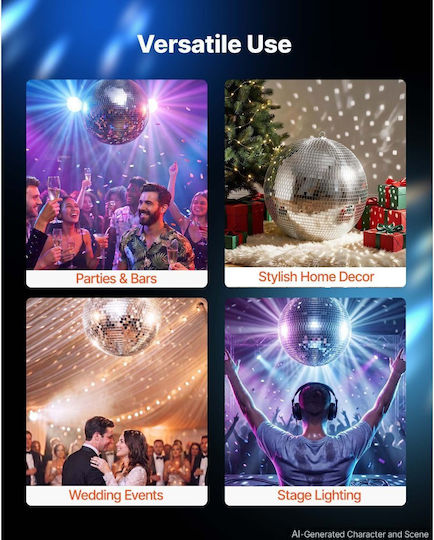 Vevor Glob Disco Oglindă