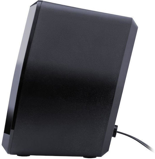 Defender Solar 9 Ηχεία Υπολογιστή 2.0 με RGB Φωτισμό και Ισχύ 10W Μαύρα