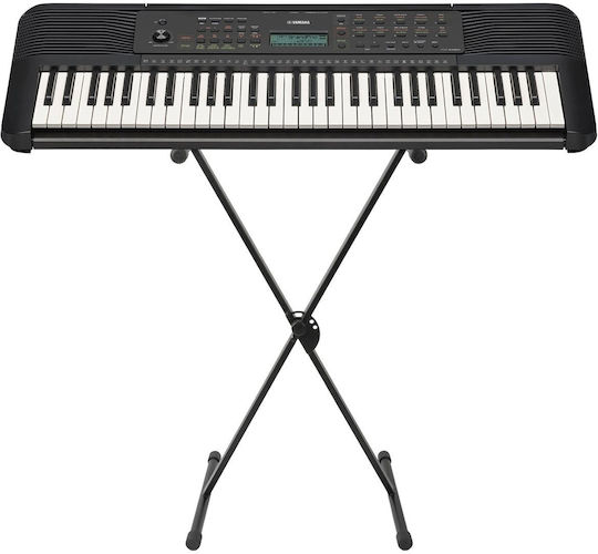 Yamaha Keybaord PSR-E283 cu 61 Taste Standard Touch cu Suport Negru Pachet standard I
