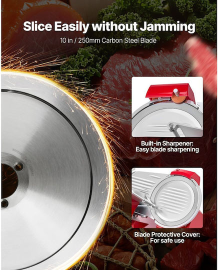 Vevor Ham Slicer with 250mm Diameter Cutting Blade