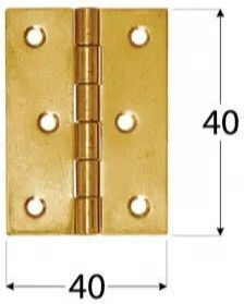 Domax Braided Hinge Zs 40 40x40x1.0 Mm Steel