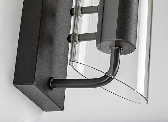Rabalux Modern Wall Lamp with E14 Socket Black 12cm