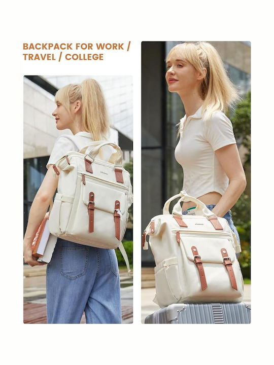 Damenhandtaschen-Set Handtasche/Rucksack Beige