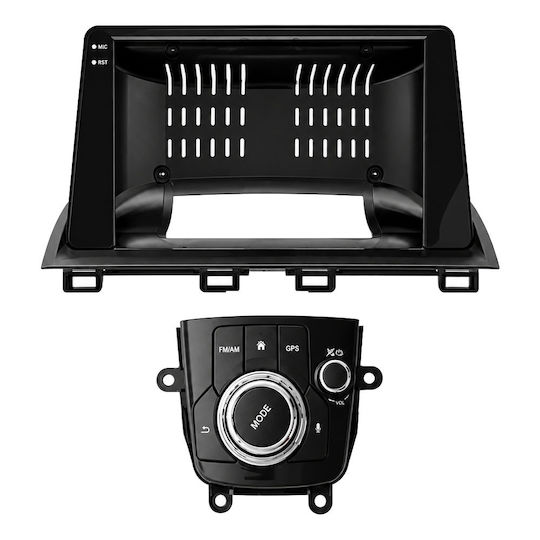 Vencore 3236-10005-0233b Android-15-Multimedia-Display 9" Px5s Octa-Core 2 GB/32 GB IPS-Frontblende CarPlay Android Auto 360°-Kamera-Unterstützung Mazda 6 2008–2012 – Schwarz 3236-10005-0233b