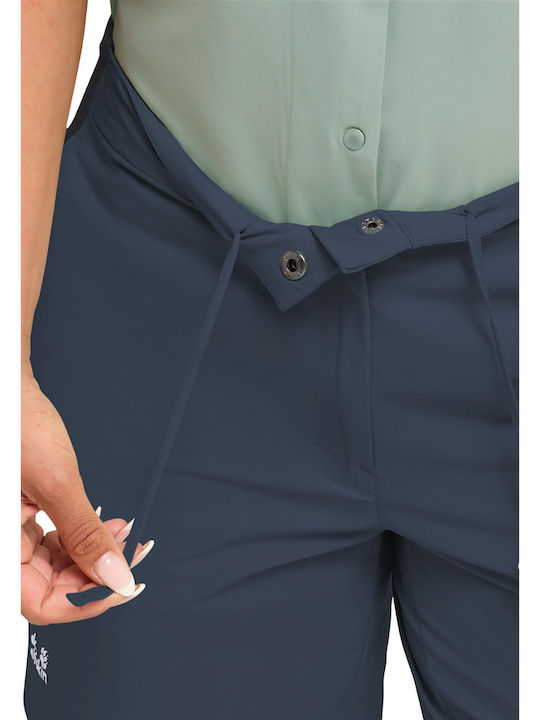 Jack Wolfskin Pantaloni Scurți de Drumeție pentru Femei Albaștri