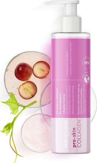 Miraculum Pro Skin Collagen Facial Cleanser Makeup Remover with Moisturizing Action 200ml
